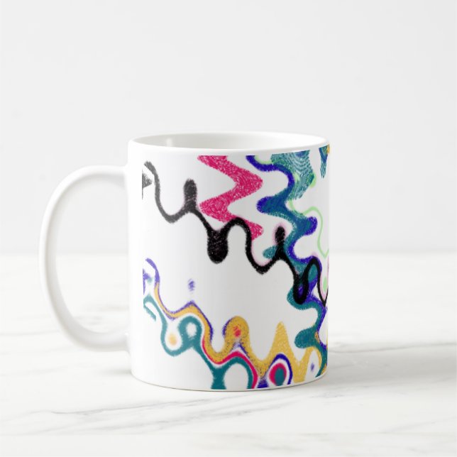 Tasse abstraite d'art déco (Gauche)