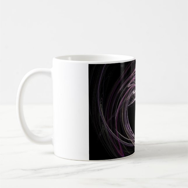 Tasse abstraite de coeur (Gauche)