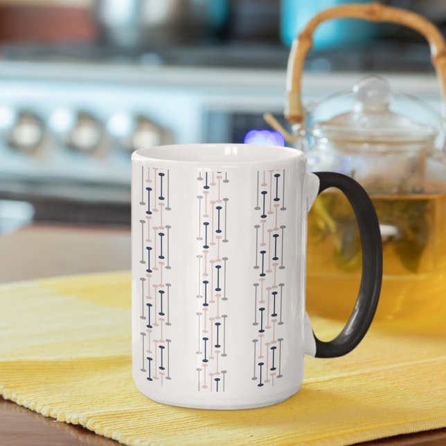 Tasse abstrakt Luxury Geometric Modedesign (Abstract Luxury Geometric Fashion Pattern Mug)