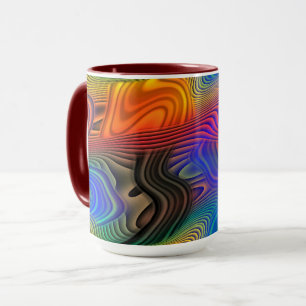 Tasse abstrakt Waves