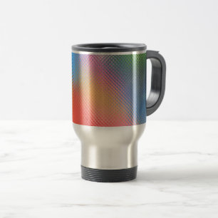 Tasse, "ABSTRAKTE RAINBOW-FARBEN" Reisebecher