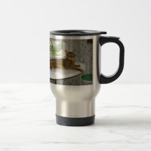 Tasse abyssinienne de voyage de chat