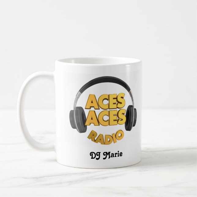 Tasse Aces Logo DJ Marie (Links)
