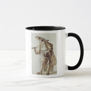 Tasse Acteur avec un casquette Large-bordé