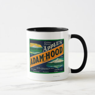 Tasse Adam-Hood Apple Crate Label Hood River, OU