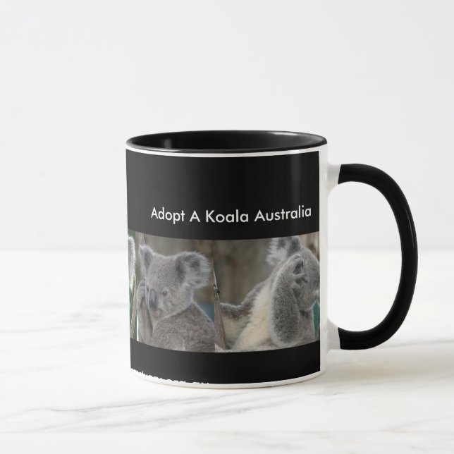 Tasse Adoptiere Koala Wildlife Child Australien (Rechts)
