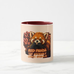 Tasse « Adorable Chaos Gremlin » Panda roux