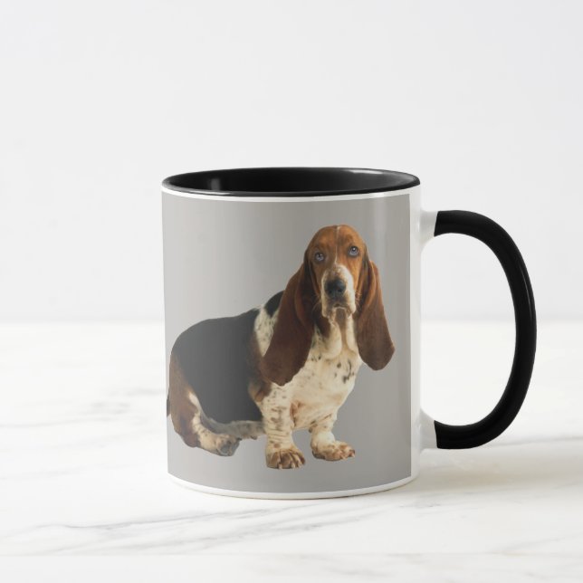 Tasse affectueuse d'amusement de Basset Hound (Droite)