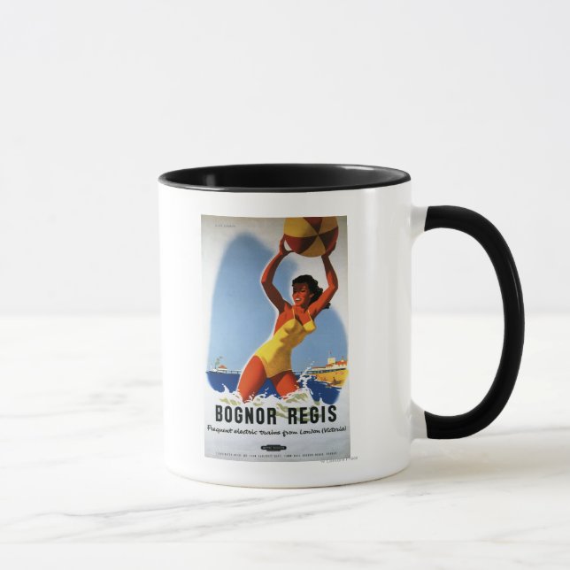 Tasse Affiche britannique sur les chemins de fer (Droite)