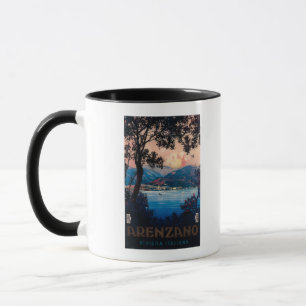 Tasse Affiche de voyage Riviera italienne