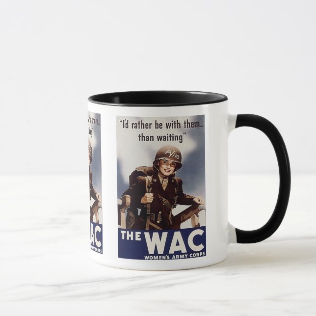 Tasse Affiche recruteuse de WAC (Droite)