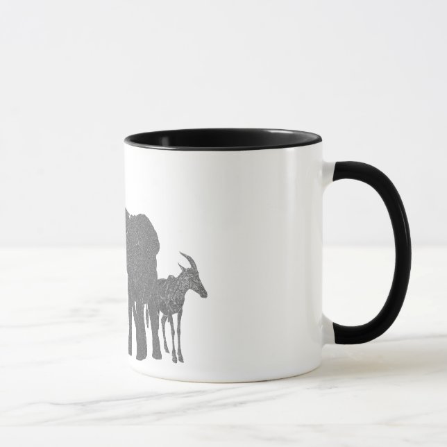 Tasse africaine de faune (Droite)