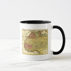 Tasse AfricaPanoramic occidental MapWestern Afrique 2