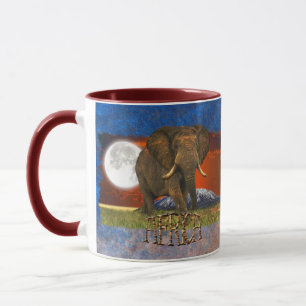 Tasse Afrique sauvage Amateurs d'animaux Big Five