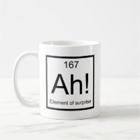 Tasse Ah ! Élément de Surprise Café