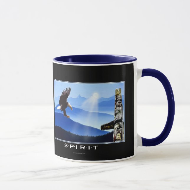 Tasse Aigle à tête blanche et Bouge à mât totémique (Droite)