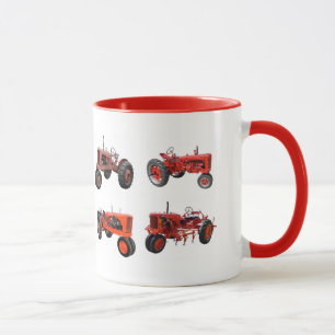 Tasse Aimez ces vieux tracteurs rouges