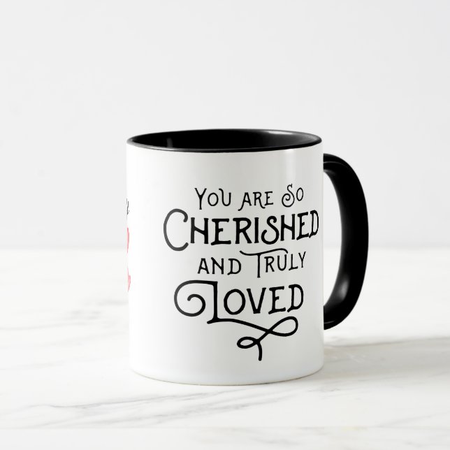 Tasse ainsi aimée et vraiment aimée (Devant droit)