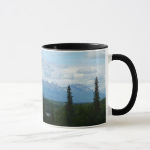 Tasse Alaskan Mountain Range Photographie panoramique