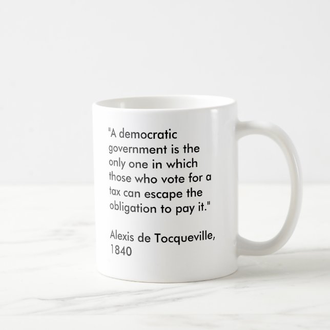 Tasse Alexis de Tocqueville (Rechts)