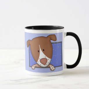 Tasse allemande encadrée d'indicateur aux cheveux