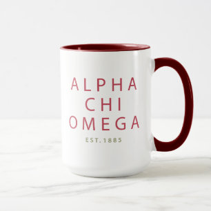 Tasse Alpha Chi Omega Établi en 1885