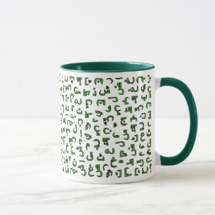 Tasse alphabet arabe