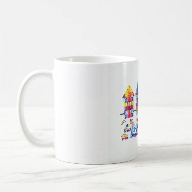 Tasse am Meer (Links)