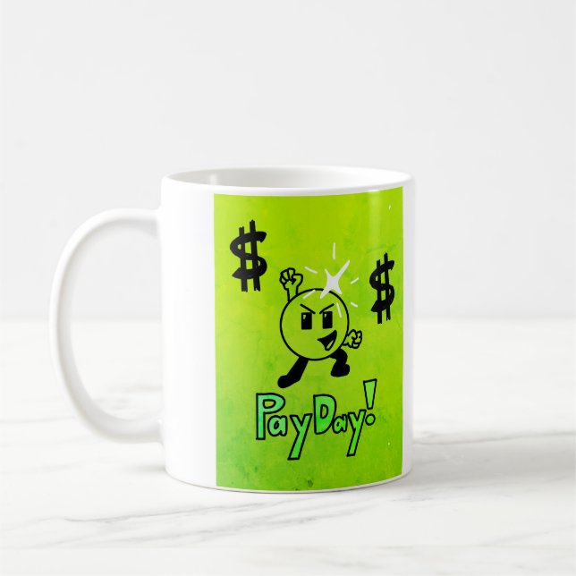 Tasse am Tag der Bezahlung (Links)