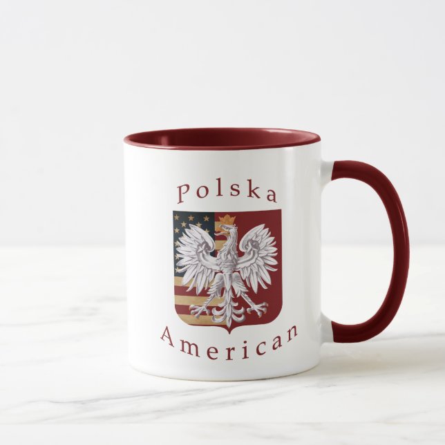 Tasse américaine de sonnerie d'hommage de Polska (Droite)