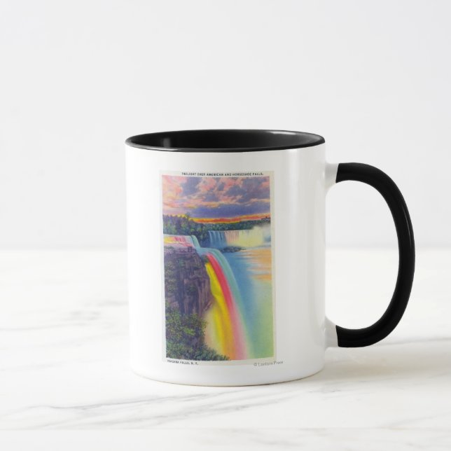 Tasse American and Horseshoe Falls à Dusk (Droite)
