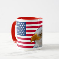 Tasse "American Flag & Bald Eagle"