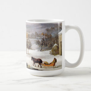 Tasse americana de boeufs de ville de Sleigh de