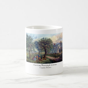 Tasse - amerikanisches Gehöft: Herbst