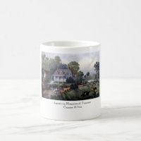 Tasse - amerikanisches Gehöft: Sommer