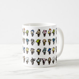 Tasse Amis Animaux Adorables Personnage de Dessi