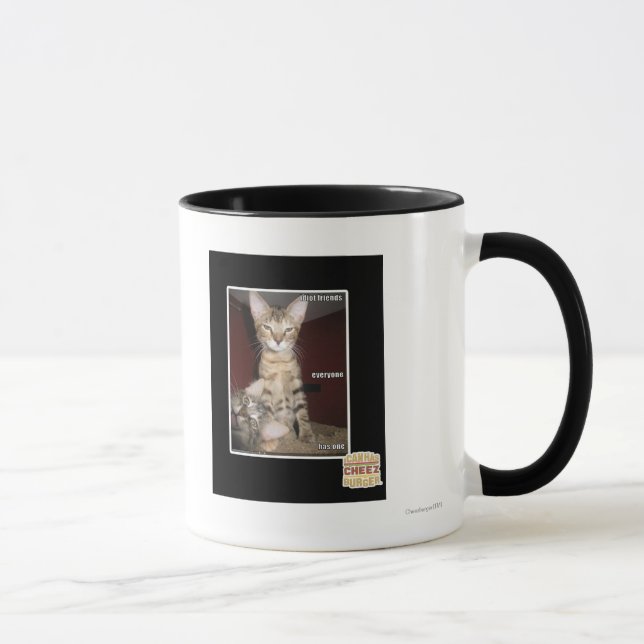 Tasse Amis d'idiot (Droite)