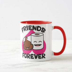 Tasse Amis pour toujours - dunette et petit pain de