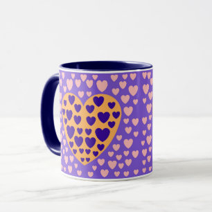 TASSE AMOUR COEUR EN CADOUN NOUVEL AN SAINT VALENT