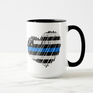 Tasse Amour de la ligne bleue