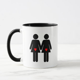 Tasse Amoureuses lesbiennes