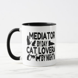 Tasse Amoureux des chats du médiateur