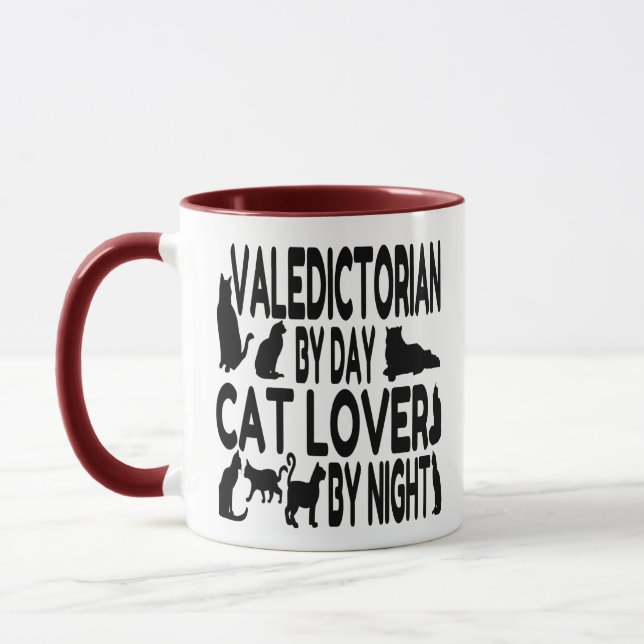 Tasse Amoureux des chats Valedictorian (Gauche)