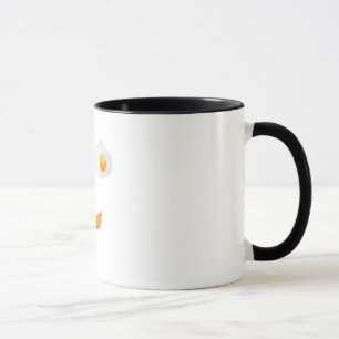 Tasse Amusante Viande d'Oeuf Frit