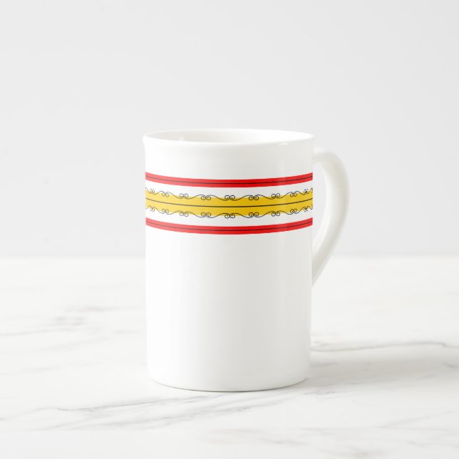 Tasse an der spanischen Strickgrenze China (Vorderseite Rechts)