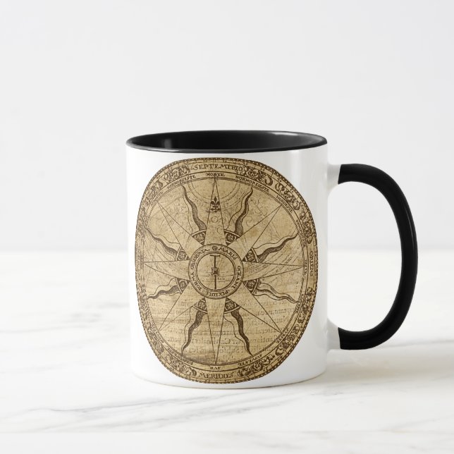 Tasse Ancien Rose Compass (Droite)