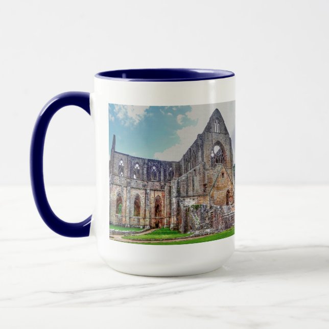 Tasse Ancienne abbaye de Tintern, monastère cistercien,  (Gauche)