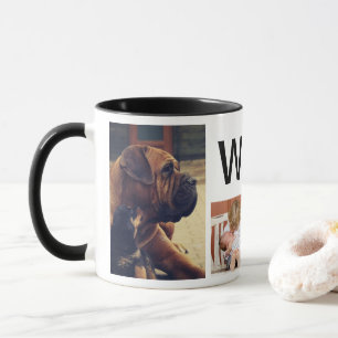 Tasse Andouillers rustiques modernes de cerfs communs et