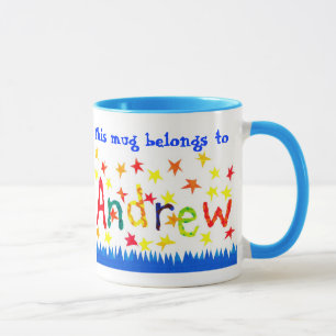 Tasse 'Andrew' Nom propre à Ringer Mug..
