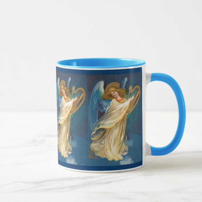 Tasse Ange jouant la musique sur une harpe (Droite)